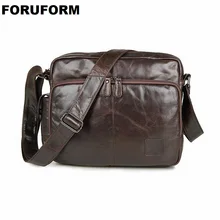 2019 Fashion Genuine Leather Man Messenger font b Bag b font Cowhide Leather Male font b