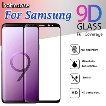 

500pcs 9D Full Coverage Curved Tempered Glass For Samsung S7 S6 Edge Plus Note 10 9 8 HD Screen Protector Protective Guard Film