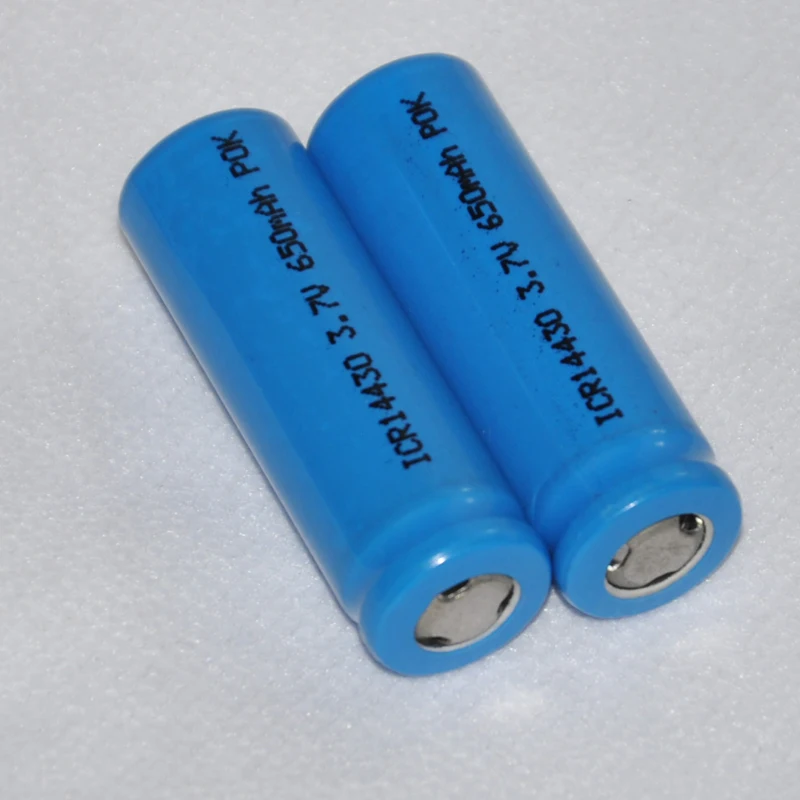

4pcs UNITEK 3.7v ICR 14430 li-ion battery 650mah rechargeable lithium ion cell for flashlight torch camera shaver toothbrush etc