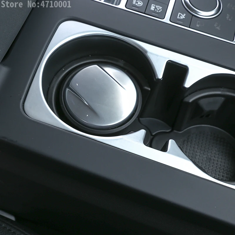 Для Land Rover Discovery 5 3,0 V6 автомобиль-Стайлинг центральной консоли подстаканник рамка Обложка отделка ABS Авто аксессуары для интерьера