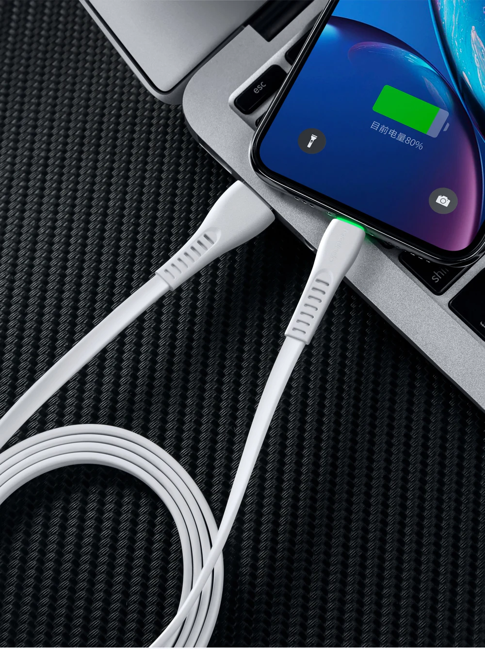 Mcdodo USB кабель для iPhone XS Max XR X 8 7 6s Plus iPad Mini IOS 12 USB кабель для телефона, зарядное устройство, шнур для передачи данных 2A, светодиодный кабель для быстрой зарядки