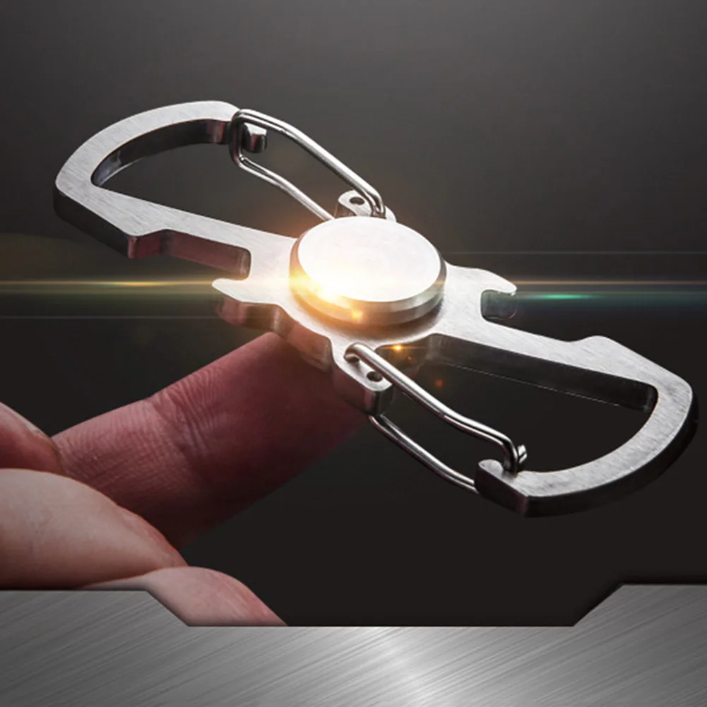Handspinner Toys keychain Men Fingertip stainless steel Gyro Finger For