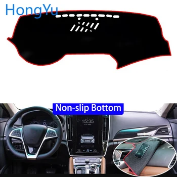 

For BYD QIN 2017-2018 Car Styling Non-Slip Bottom Covers Dashmat Dash Mat Sun Shade Dashboard Cover Capter