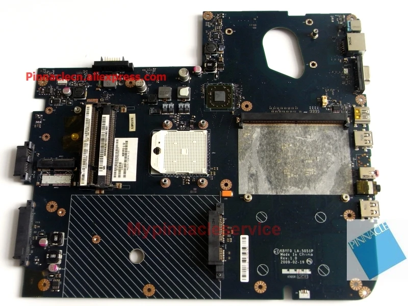 

MBB6002001 Motherboard for GATEWAY NV72 NV76 Packard Bell LJ-61 KBYF0 L12 LA-5051P