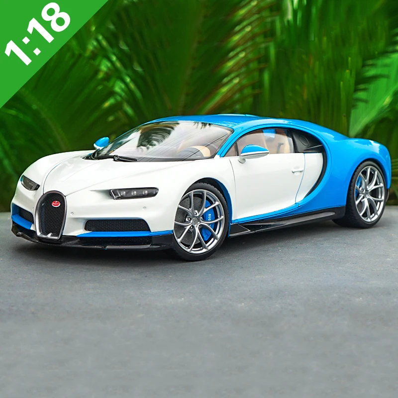 

1/18 Bugatti Chiron 2016 Super Car Welly GTAUTOS Diecast Metal Car Model Boy Girl Birthday Gift Collection Free Shipping