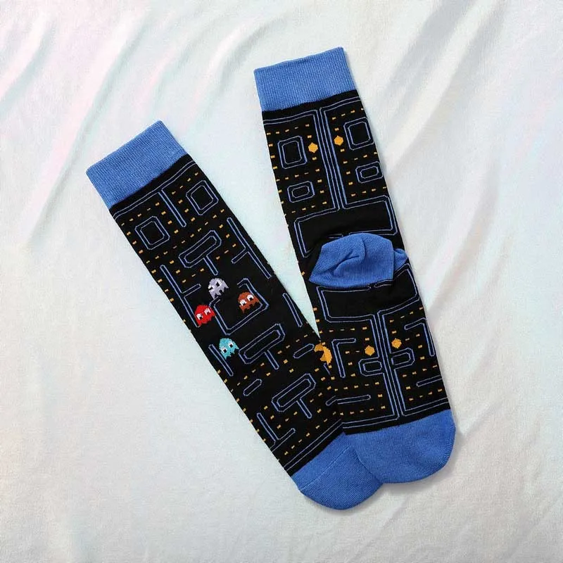 Neue-Baumwolle-m-nner-frauen-Crew-Socken-Lustige-Harajuku-Nette-Neuheit-Cartoon-sloth-Super-Mario-Weihnachten(27)