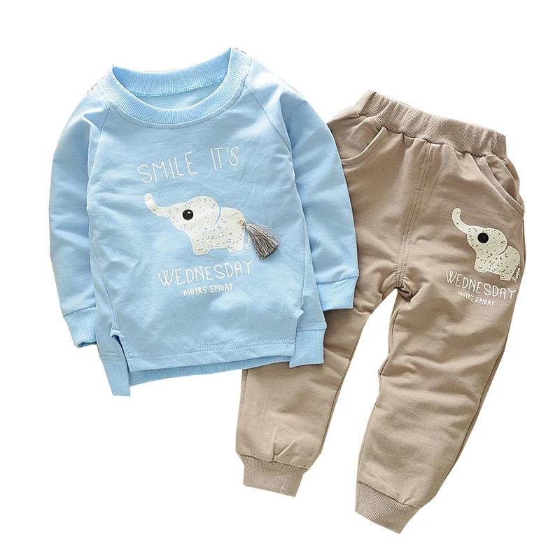 

Kids Spring Sets for Boys Clothes Long Sleeve T-shirt + Pants 2pcs Sets Autumn Casual Boy Girl Suits Cotton Cute Set