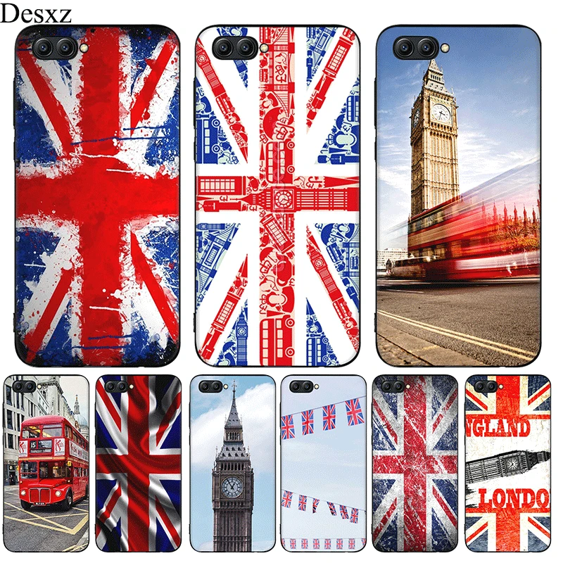 Силиконовый чехол для телефона Honor Note 6A 7A 7C 7X 8 8X 9 10 Lite Pro Union Jack британский флаг |