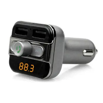 

Alloet Universal Dual USB Car Charger, Wireless Car MP3 Audio Player Bluetooth FM Transmitter, Car Charger for Sumsung Phones