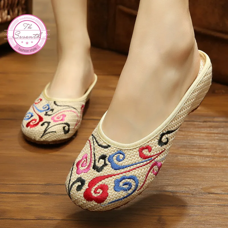 Summer Fashion Women Sandals Old Peking Chinese Style Summer Fashion Women Sandals Old Peking Chinese Style