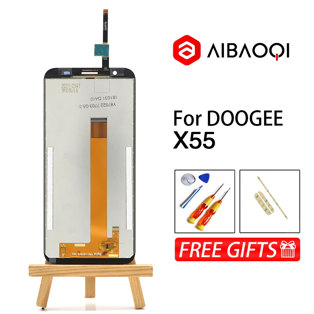 AiBaoQi новый оригинальный 5 дюймовый сенсорный экран + 1280x640 ЖК дисплей в сборе