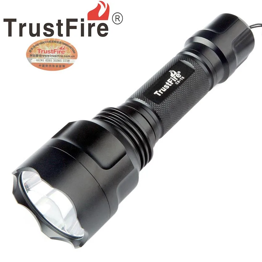 Светодиодный фонарь TrustFire C8 * L2 U2 5 режимов светодиодный светильник 18650 tactico