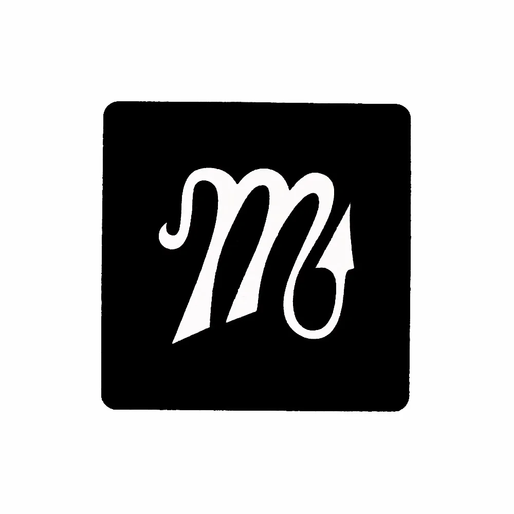 1 Sheet Letter Pattern Design Henna Tattoo Stencil for Women Waist Body Art Airbrush Drawing Mehndi Tattoo Stencil Creative G131 (2)