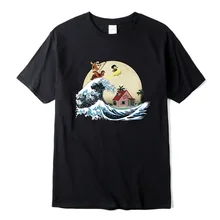 Хлопковая футболка высокого качества, модная повседневная футболка с принтом Dragon Ball Z Goku, мужская брендовая одежда Harajuku, мужская футболка