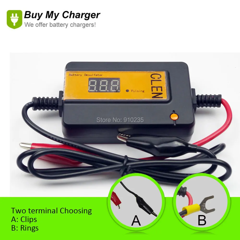 Smart Auto Pulse Car 12 volt Battery Charger Desulfator to Revive 