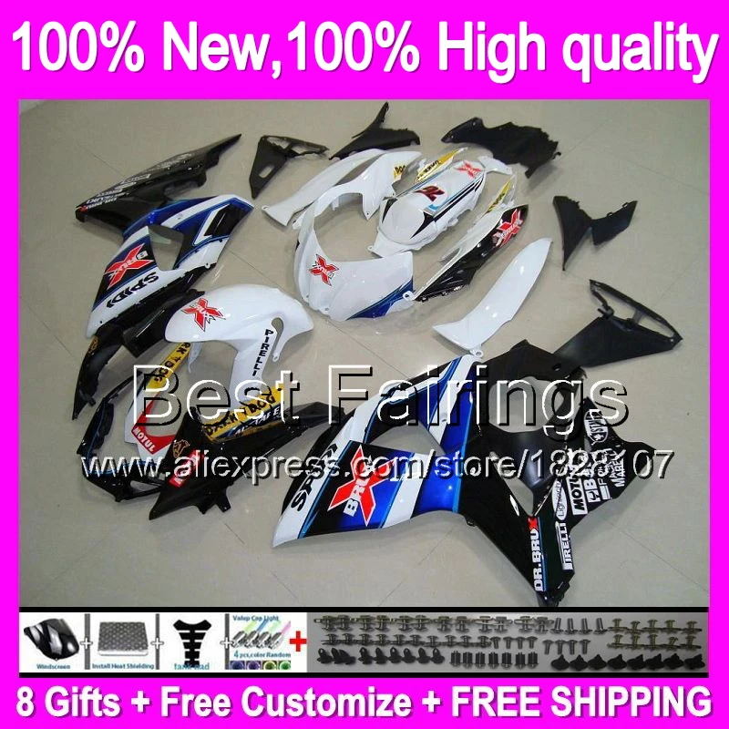 

Fairing For SUZUKI GSXR1000 GSXR-1000 09 10 11 12 13 90B30 K9 Blue black GSXR 1000 GSX R1000 2009 2010 2011 2012 2013 +Decal