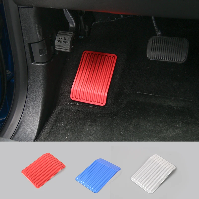 

MOPAI Aluminum Alloy Car Interior Left Foot Pedal Rest Plate Decoration Stickers For Ford F150 2015 Up Car Styling