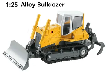 

High simulation model project car,Metal alloy car model simulation children, 1:25 boy model truck bulldozer, free shipping