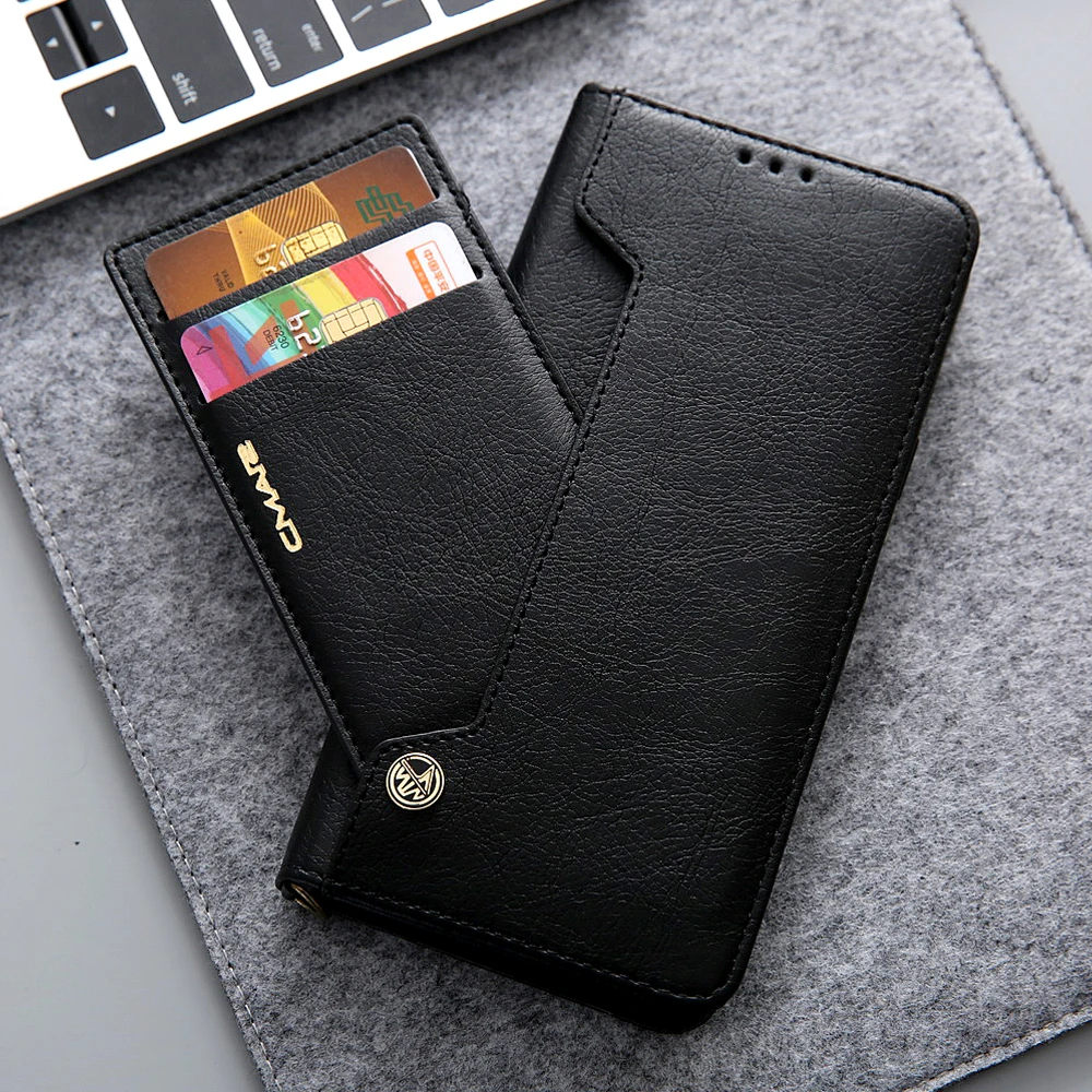 Leathe Flip Case For Samsung Galaxy S7 S7 Edge S8 S9 Plus Silicone Wallet Cover Samsung Galaxy