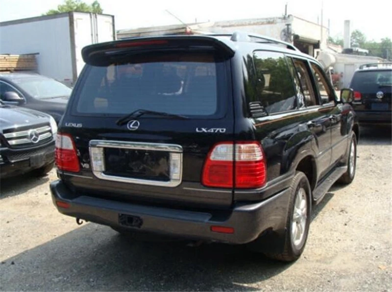 MONTFORD для Lexus LX470 спойлер 2004 2005 2006 2007 2008 ABS Пластик Неокрашенный Грунтовка Цвет задний багажник загрузки губ крыло спойлера