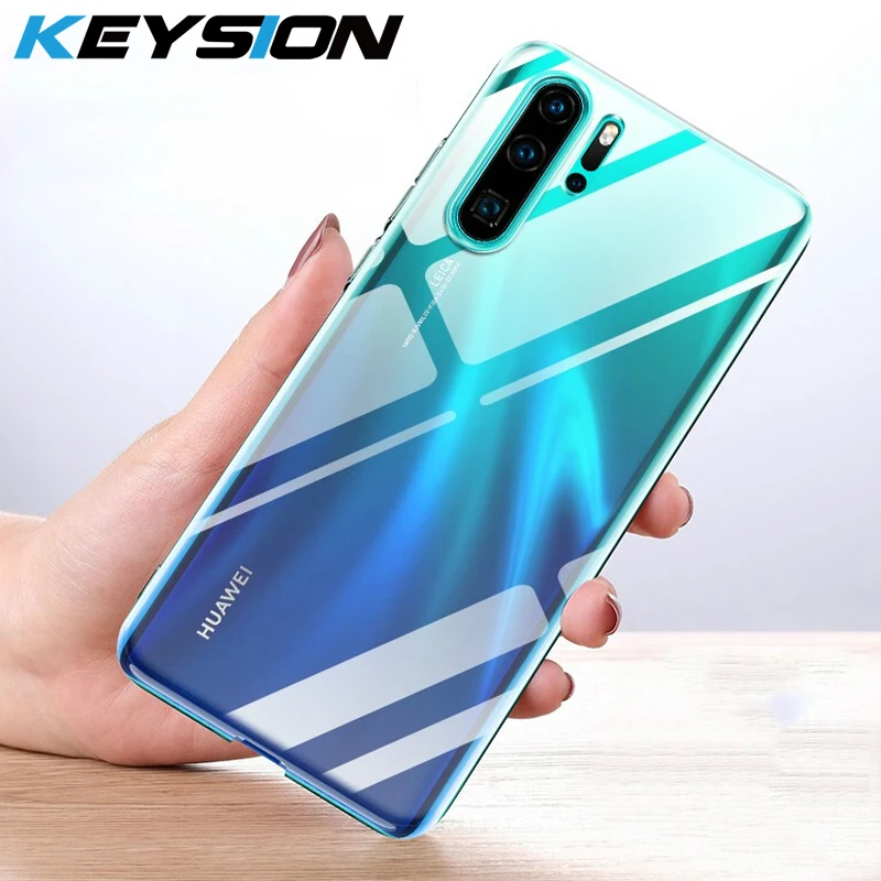 Прозрачный чехол KEYSION для Huawei P30 Lite P30Pro мягкий из ТПУ P smart 2019 Honor 20i 10i 8S 8A Y6 Y7 PRO P20 Nova4