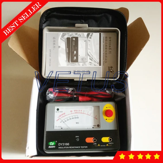 

DY3166 Pointers type Insulation Resistance Tester meter with Analog Aislamiento Megger