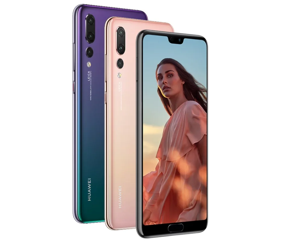 6,1 дюймовый смартфон huawei P20 Pro, 6 ГБ, 128 ГБ, Восьмиядерный процессор Kirin 970, Android 8,1, разблокировка отпечатков пальцев, 4000 мАч, huawei SuperCharge