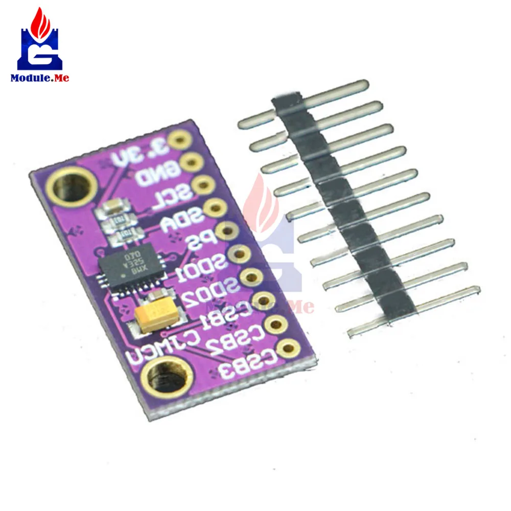 9-Axis 9DOF BMX055 IMU прецизионный интегрированный модуль датчика отношения для Arduino IIC igc заменить MPU9250 с контактами DIY KIT