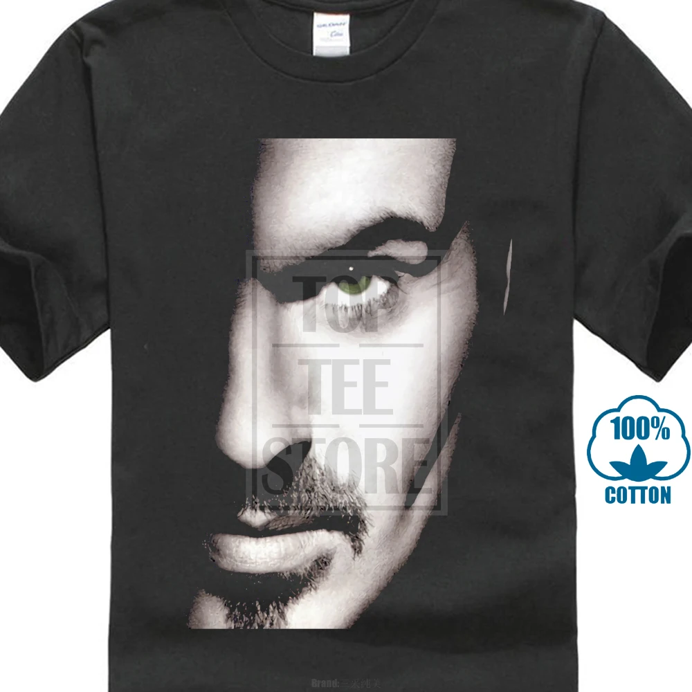 

Elastic Comfortable Wrinkle Resistant Fabric George Michael Singer Pop Star T Shirt