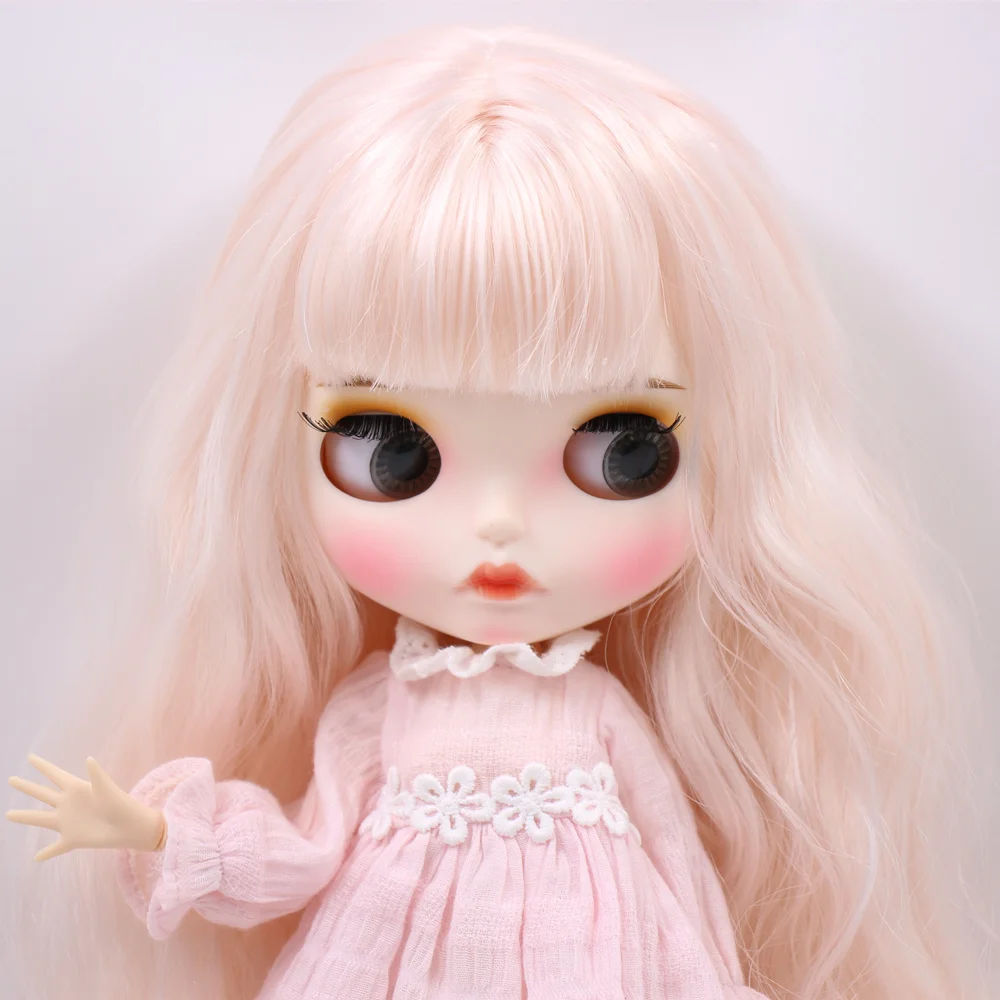 Кукла на заказ ICY DBS Blyth No.BL2352/136 бледно розовая с волосами 1/6 bjd аниме ob24|Куклы| |