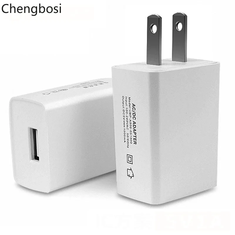 

1 USB Charger 5V1A 100-240V USB Travel Charger Wall Charger Adapter EU Plug for IPhone 7 Samsung S9 Plus Mobile Phone Chargers
