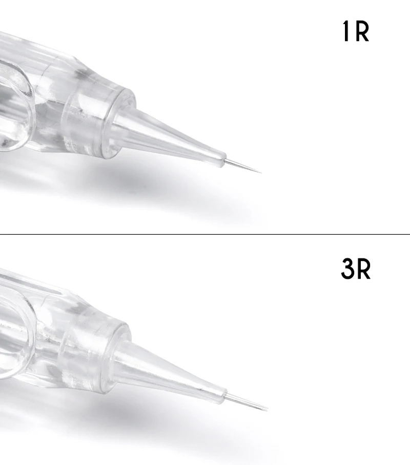 Одноразовые 1R/3R/5R/7R/5F/7F Перманентный макияж микроблейдинг иглы татуировки Catridges для татуировок поставка бровей Тату машина ручка
