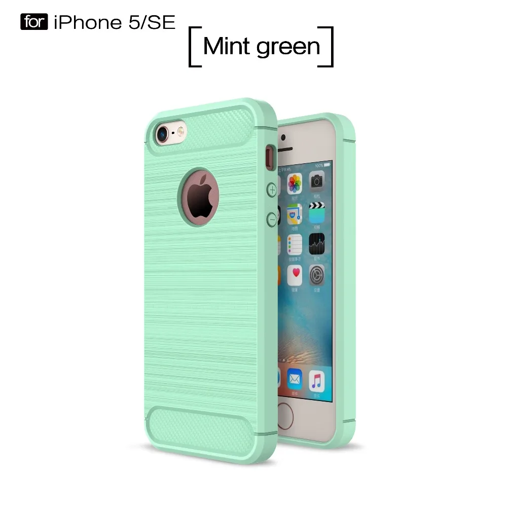 

Soft TPU Siliconen Case for iphone 5 5s se rubber Covers shock proof soft tpu rubber case