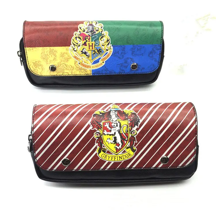 

New Design harry potter Cartoon Pencil bag Marauders Map school pencil case Pen Bag Women makeup bag cosmetic bags handbags