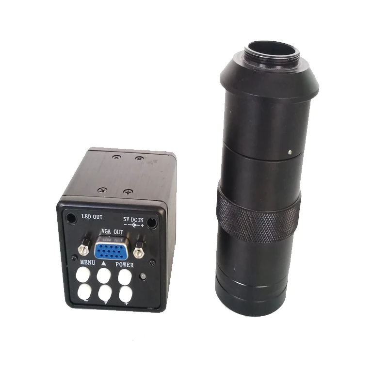 VGA выход видео цифровой микроскоп камера+ 130X c-крепление объектива для пайки PCB SMD SMT ремонт инспекционный инструмент
