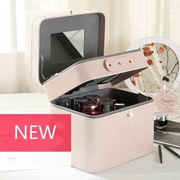 

Women Cosmetic Box Designer High Quality Portable Cosmetic Bag Large Capacity PU Cosmetic Case Travel Makeup Organizer Pouch Bag