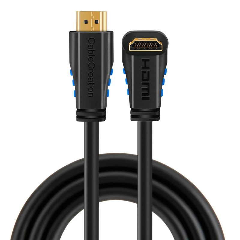 Кабель HDMI 2 0 4K (60 Гц) угол понижения 90 градусов Позолоченный разъем поддержка Ultra HD