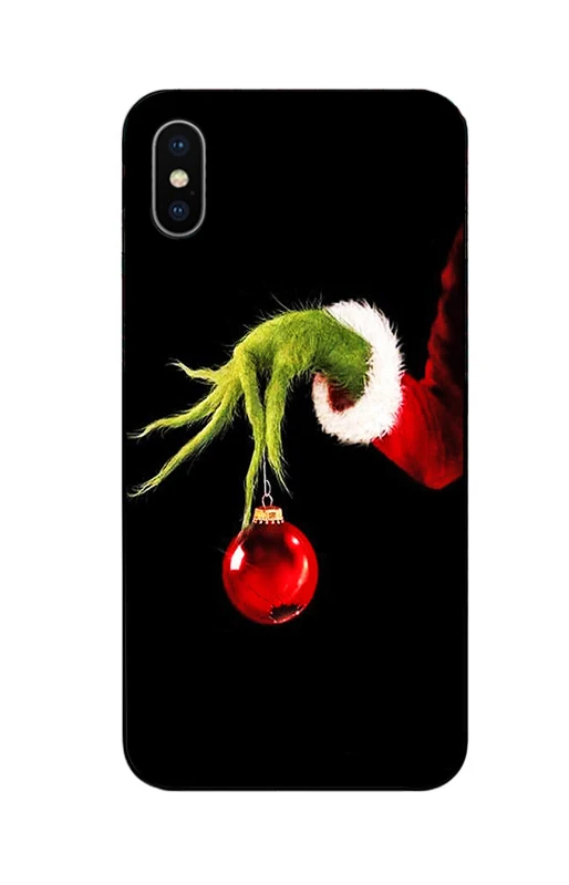 Рождество Grinch Xmas Забавный чехол для телефона черный мягкий чехол для iPhone 11 Pro Max 6 7 8plus 5S X XS XR XSMax для samsung s10 series - Цвет: 2675