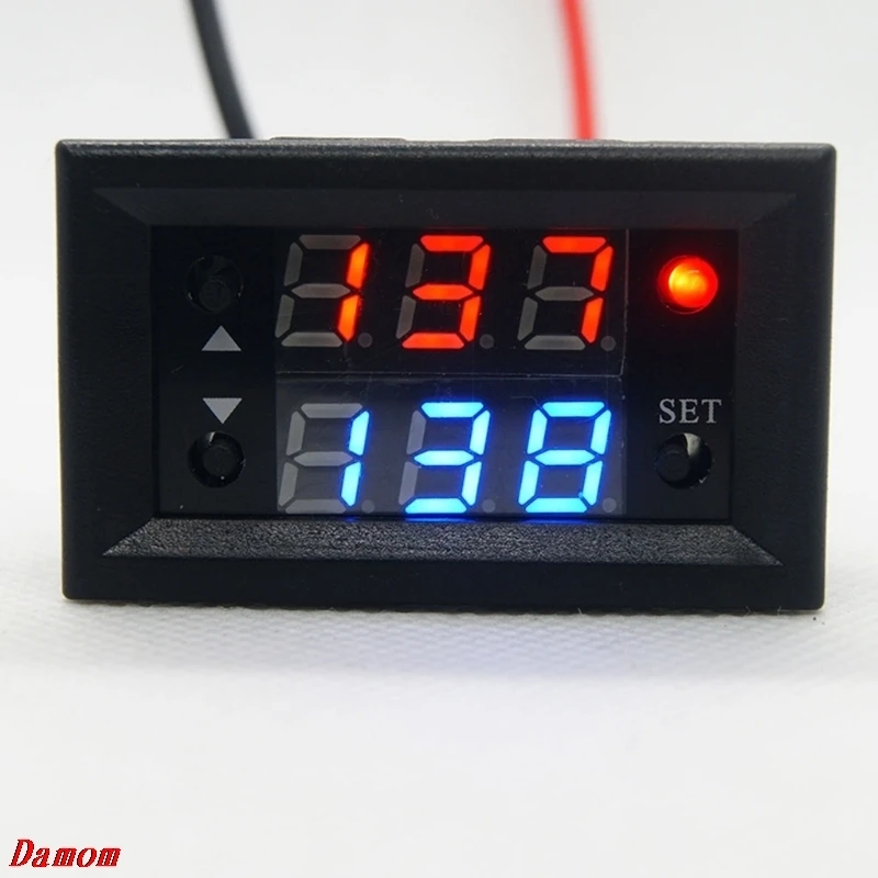 

12V Timer Delay Relay Module Digital LED Display Cycle 0-999 Adjustable Relay Damom