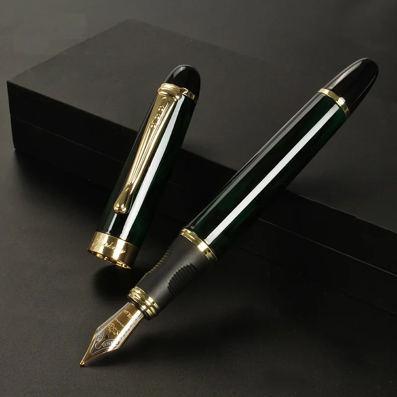 

14 color Fountain pen for writing signature 0.5mm Gold Iraurita nib fountain-pens Jinhao Stationery Office school supplies F293