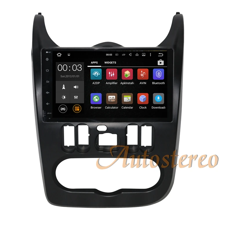 Clearance Android 9.0 Car Radio Player Auto GPS Navigation for RENAULT Sandero Dacia Sandero2008 2009 2010 2011 2012 SAT NAV Multimedia 6