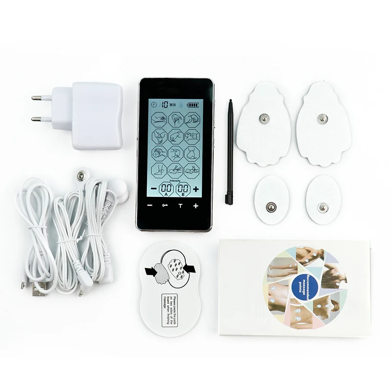 FDA 2 Channel Smart 12 Modes Massager Electric Health Care TENS Pulse Acupuncture Physical Therapy Muscle Stimulator Pain Relief FDA 2 Channel Smart 12 Modes Massager Electric Health Care TENS Pulse Acupuncture Physical Therapy Muscle Stimulator Pain Relief
