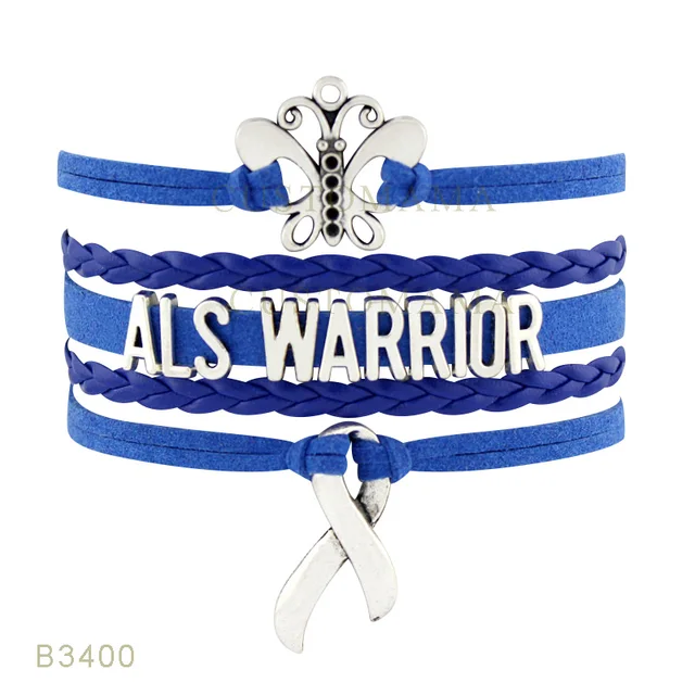 10 Pcs Lot Infinity Love Erfly Als Warrior Awareness Ribbon 10 Pcs Lot Infinity Love Erfly Als Warrior Awareness Ribbon Bracelets For Women