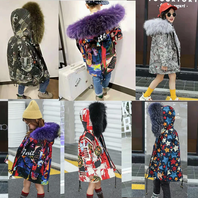 2018 новое зимнее пальто детские парки зимние куртки одежда для девочек куртка