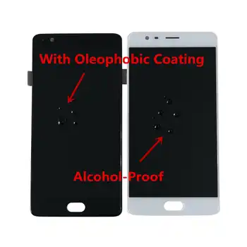 Original M&Sen AMOLED For 5.5\" Oneplus Three OnePlus 3 One Plus3 A3000 A3003 LCD Screen Display+Touch Panel Digitizer With Frame