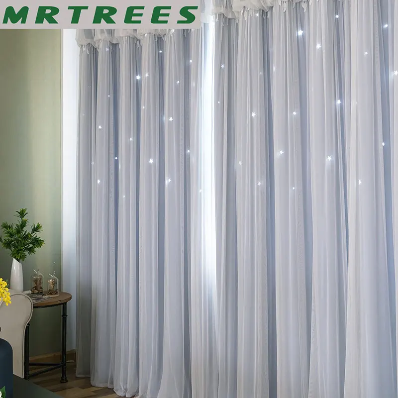 Современные Плотные Шторы MRTREES для гостиной детской спальни оконные шторы дома