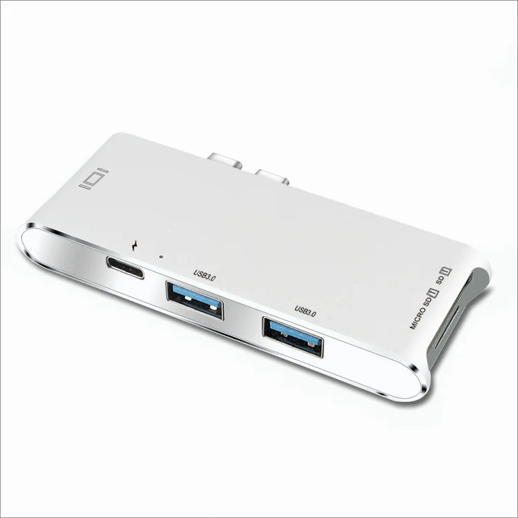 USB Type C HUB к HDMI 4k адаптер с SD/Micro SD кардридером 3 0 порт s Power port Combo для MacBook Pro|USB-хабы| |
