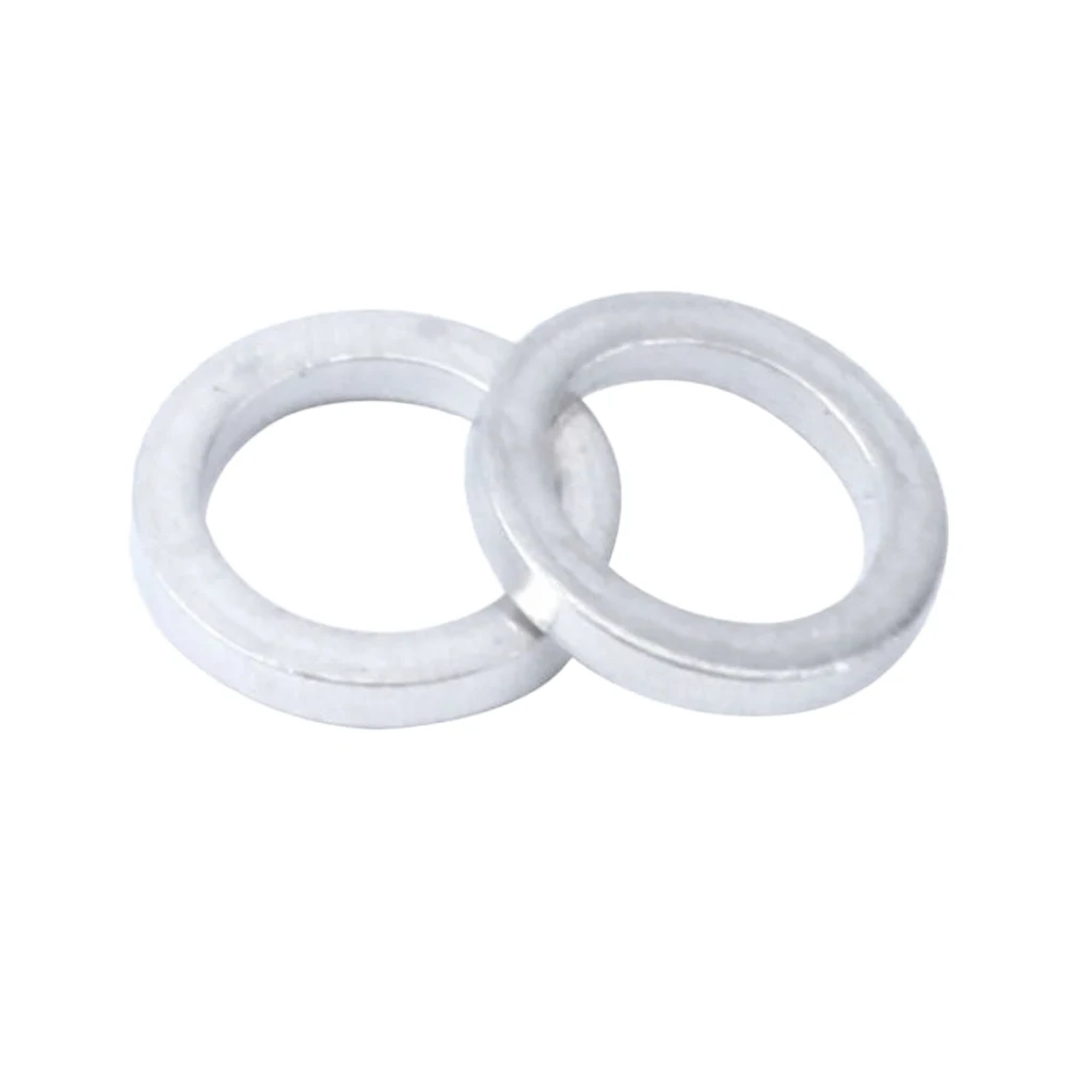 Bag of 10pcs Dual to Single Disc Bike Washer Wrench Bushing Wear Spacer (2mm-12mm) for Bicycle Headset Fixing