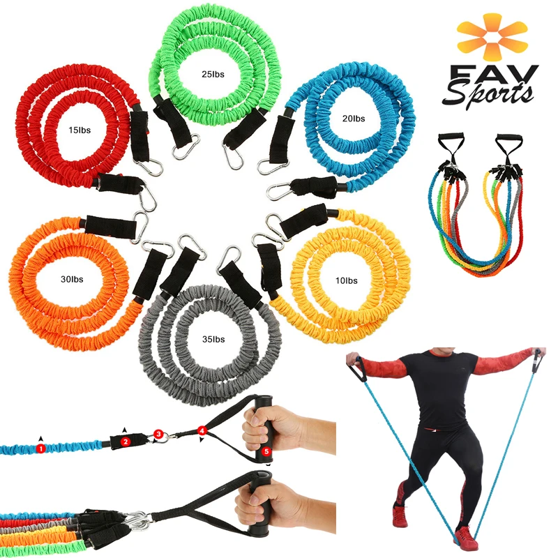 

Training Bands Elastic for Fitness Bands Resistance Set Tubes Exercise Chest Expander Gym Gum Bande De Resistance Fitness