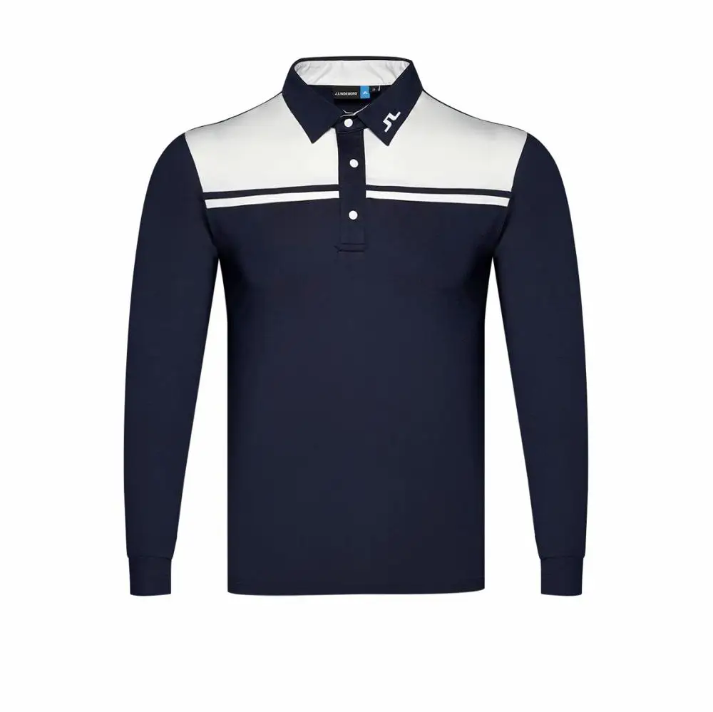 Cooyute قميص جولف أحدث الربيع الصيف JL جولف تيشرت رياضي كامل الأكمام مكافحة بيلينغ كامل الغولف تي شيرت شحن مجاني